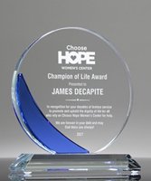 Picture of Starfire Crystal Blue Eclipse Award