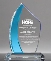 Picture of Aquamarine Crystal Flare Award