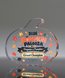 Picture of Acrylic Pumpkin Full Color Paperweight