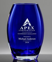Picture of Cobalt Crystal Oxford Vase