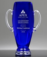 Picture of Cobalt Crystal Trophy Cup