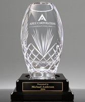 Picture of Elevated Cut Crystal Majestic Vase - Large