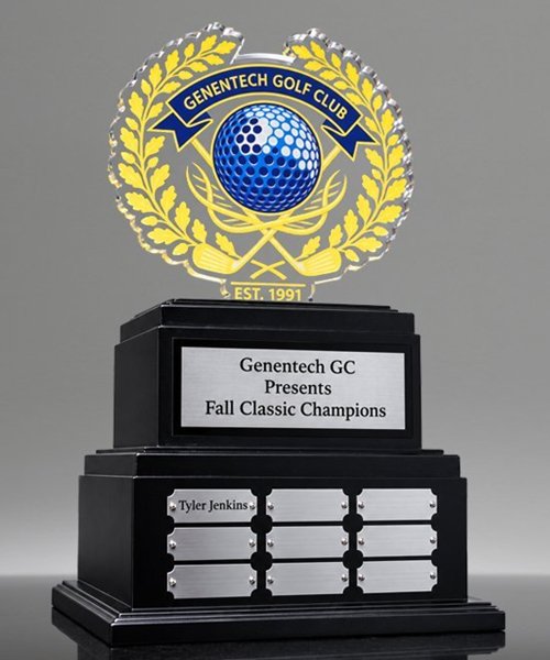 Picture of Custom Emblem Perpetual Golf Trophy