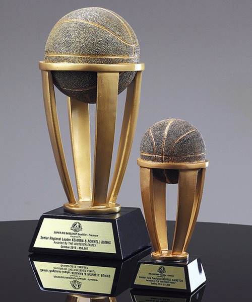 Basketball Trophies Designed by Tiffany