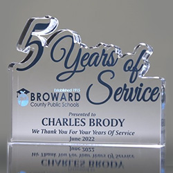 5 Years of Service Trophy