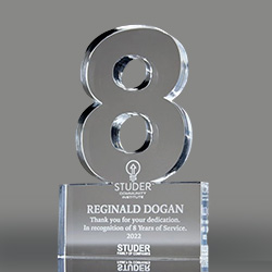 8-Year Anniversary Desktop Award