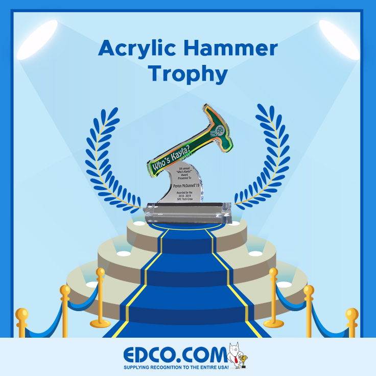 Acrylic Hammer Trophy