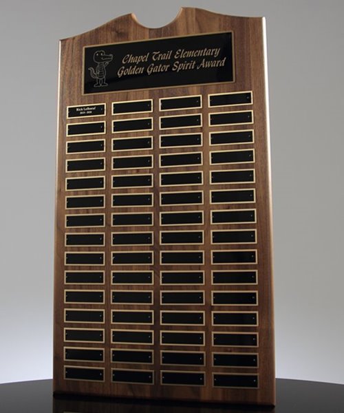 Employee of the month wall plaque