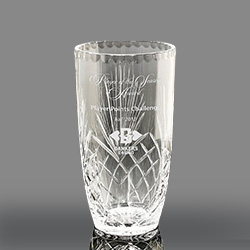 Lead Crystal Victory Vase