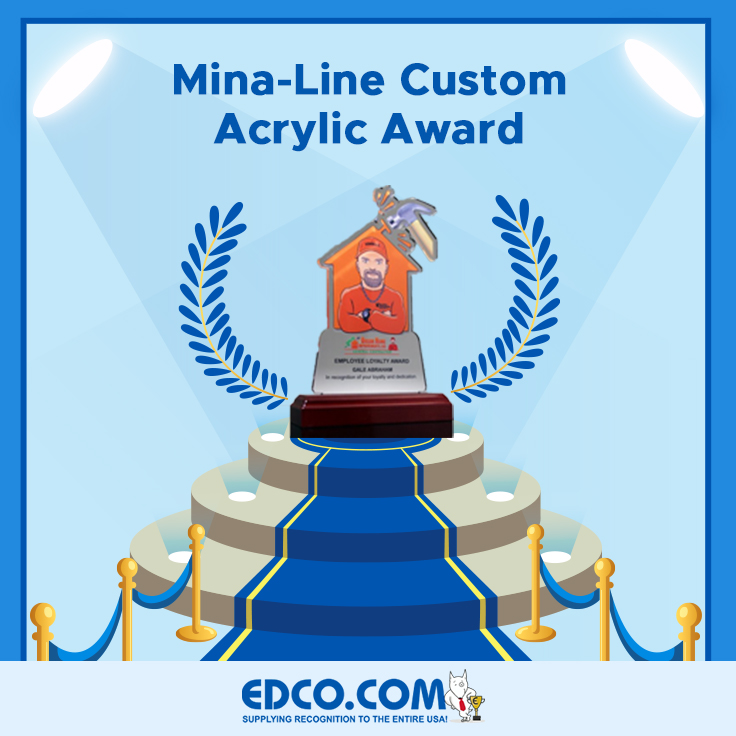 Mina-Line Custom Acrylic Award